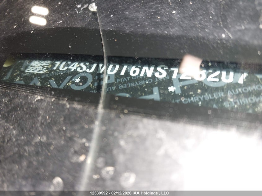 2022 Jeep Wagoneer Series Iii VIN: 1C4SJVDT6NS123207 Lot: 12539592