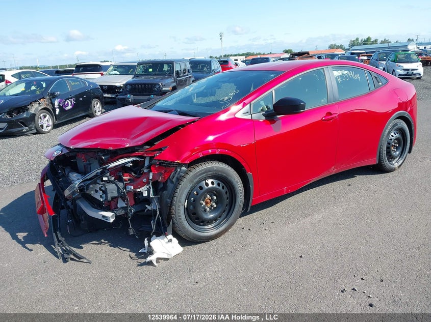 Vin: jtdacacu5s3050569, lot: 2930858, toyota prius plug-in hybrid se 20252