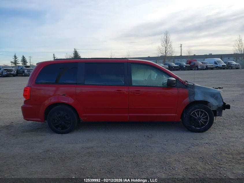 2013 Dodge Grand caravan 3.6 Se Red Lot 111012539992 Vin 2C4RDGBG4DR500981
