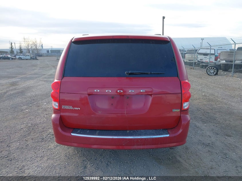 2013 Dodge Grand caravan 3.6 Se Red Lot 111012539992 Vin 2C4RDGBG4DR500981