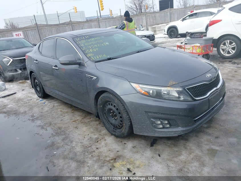 KNAGR4A69E5459243 2014 Kia Optima Sx auction photo 1