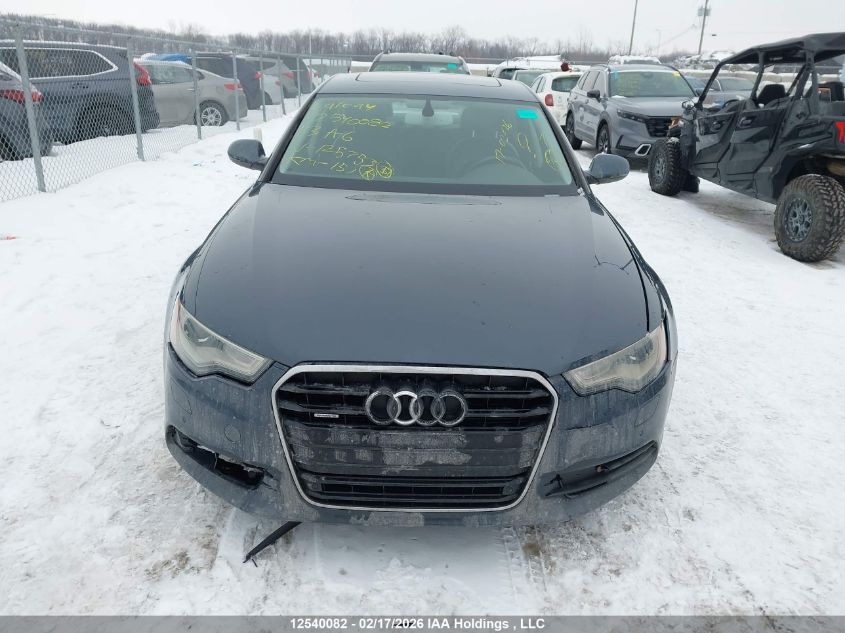 2013 Audi A6 2.0T VIN: WAUFFCFC1DN125753 Lot: 12540082