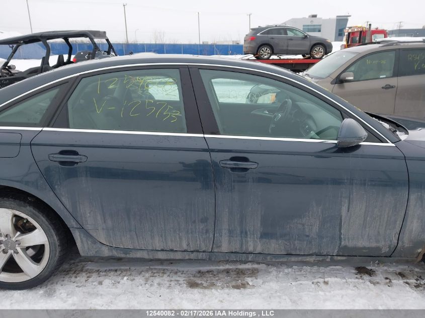 2013 Audi A6 2.0T VIN: WAUFFCFC1DN125753 Lot: 12540082