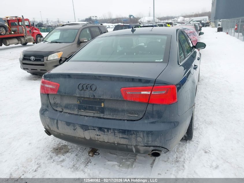 2013 Audi A6 2.0T VIN: WAUFFCFC1DN125753 Lot: 12540082