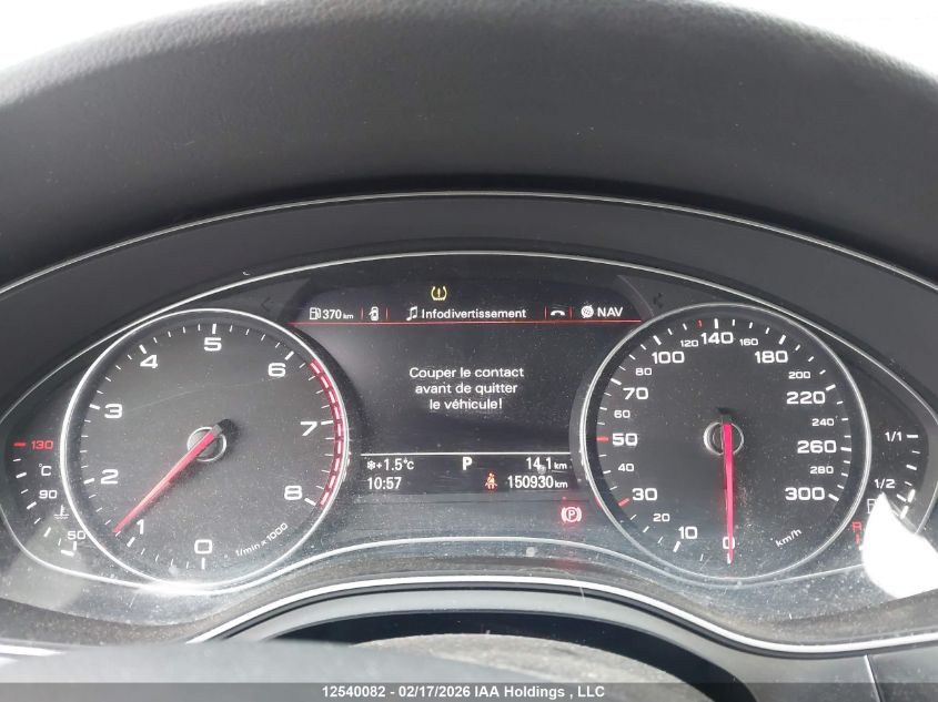 2013 Audi A6 2.0T VIN: WAUFFCFC1DN125753 Lot: 12540082