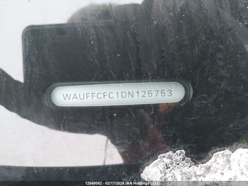 2013 Audi A6 2.0T VIN: WAUFFCFC1DN125753 Lot: 12540082