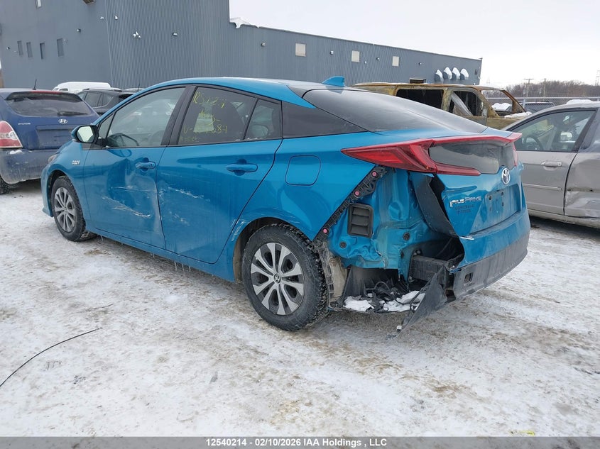 Vin: jtdkamfp9n3207087, lot: 2931126, toyota prius prime 20223