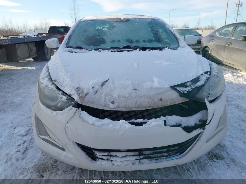 2016 Hyundai Elantra Se/Sport/Limited VIN: KMHDH4AE9GU570590 Lot: 12540650