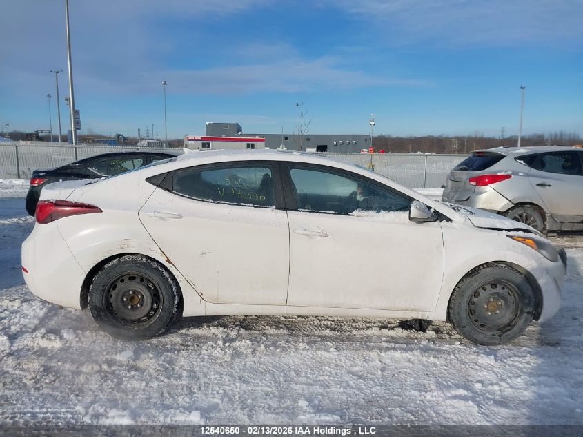 2016 Hyundai Elantra Se/Sport/Limited VIN: KMHDH4AE9GU570590 Lot: 12540650