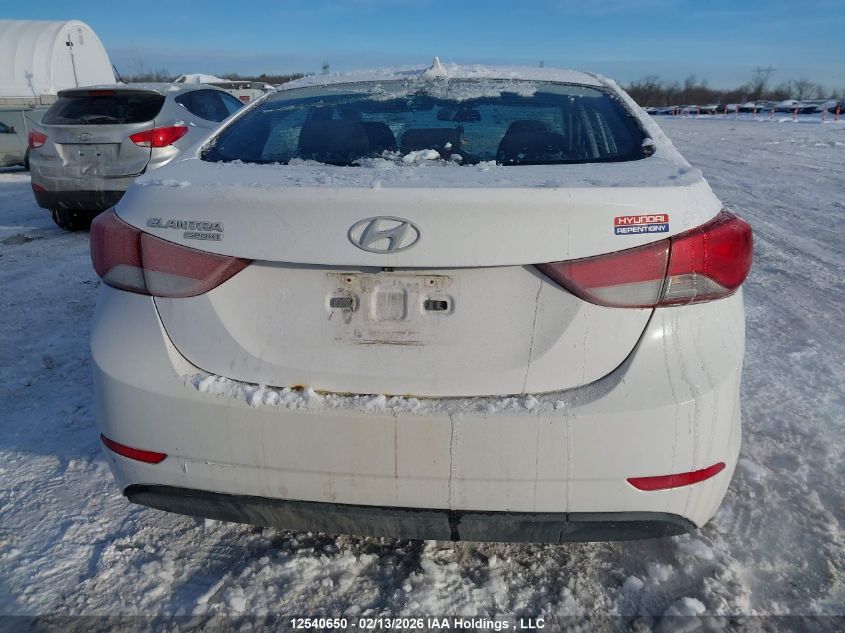 2016 Hyundai Elantra Se/Sport/Limited VIN: KMHDH4AE9GU570590 Lot: 12540650