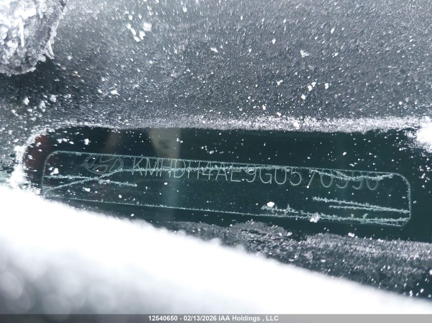 2016 Hyundai Elantra Se/Sport/Limited VIN: KMHDH4AE9GU570590 Lot: 12540650