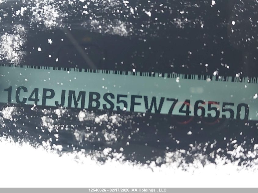 2015 Jeep Cherokee Trailhawk VIN: 1C4PJMBS5FW746550 Lot: 12540826