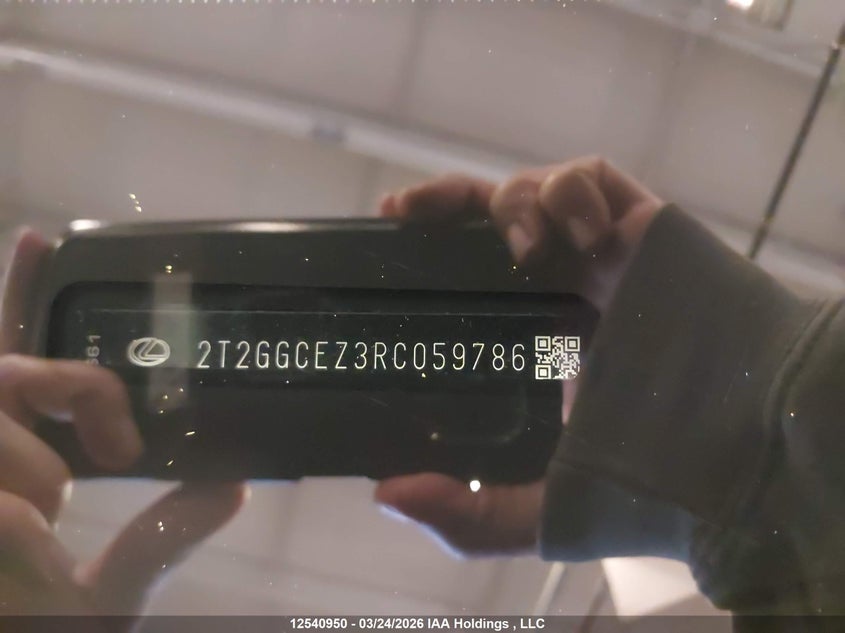 2024 Lexus Nx 350 Premium VIN: 2T2GGCEZ3RC059786 Lot: 12540950