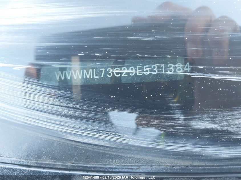 2009 Volkswagen Cc Sport VIN: WVWML73C29E531384 Lot: 12541408