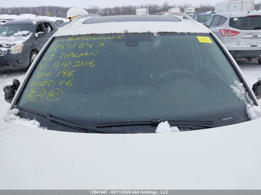 2013 Volkswagen Tiguan S/Se/Sel VIN: WVGJV7AX6DW512306 Lot: 12541647