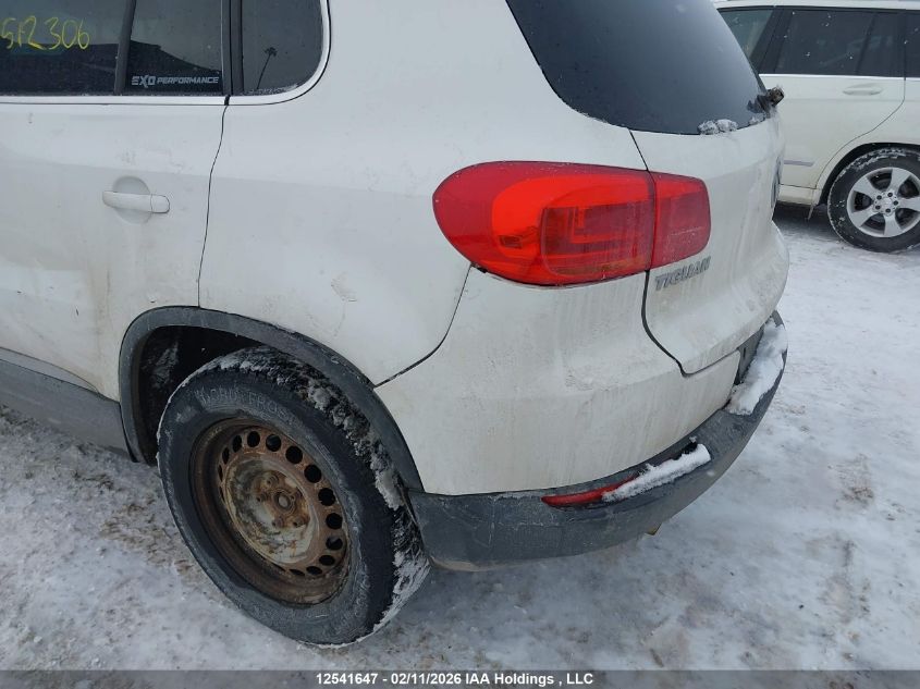 2013 Volkswagen Tiguan S/Se/Sel VIN: WVGJV7AX6DW512306 Lot: 12541647