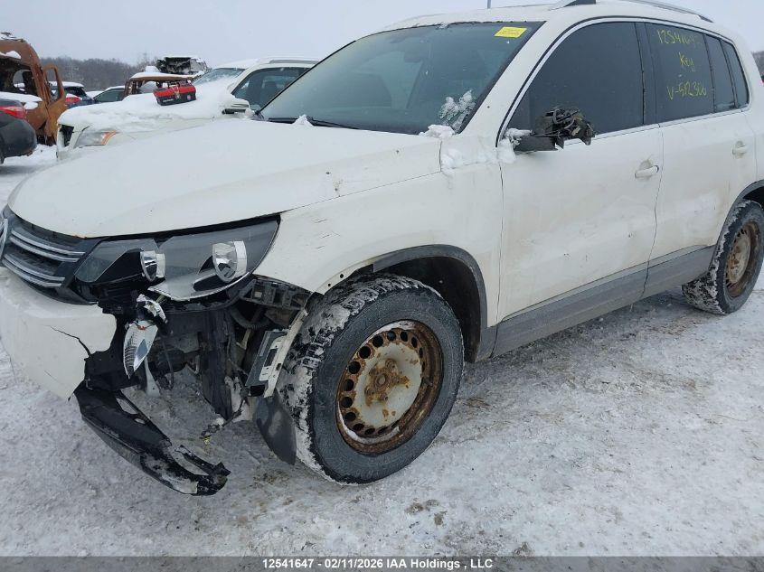 2013 Volkswagen Tiguan S/Se/Sel VIN: WVGJV7AX6DW512306 Lot: 12541647