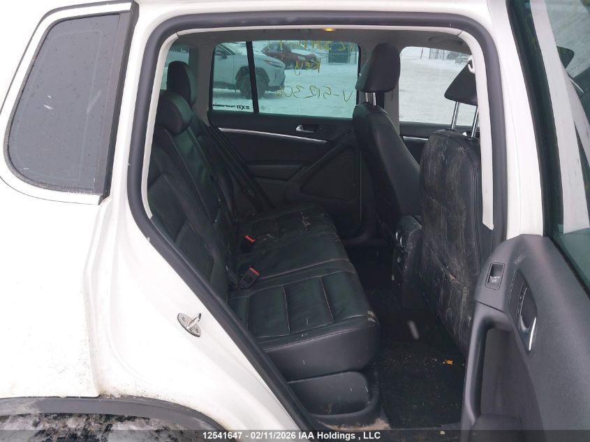 2013 Volkswagen Tiguan S/Se/Sel VIN: WVGJV7AX6DW512306 Lot: 12541647