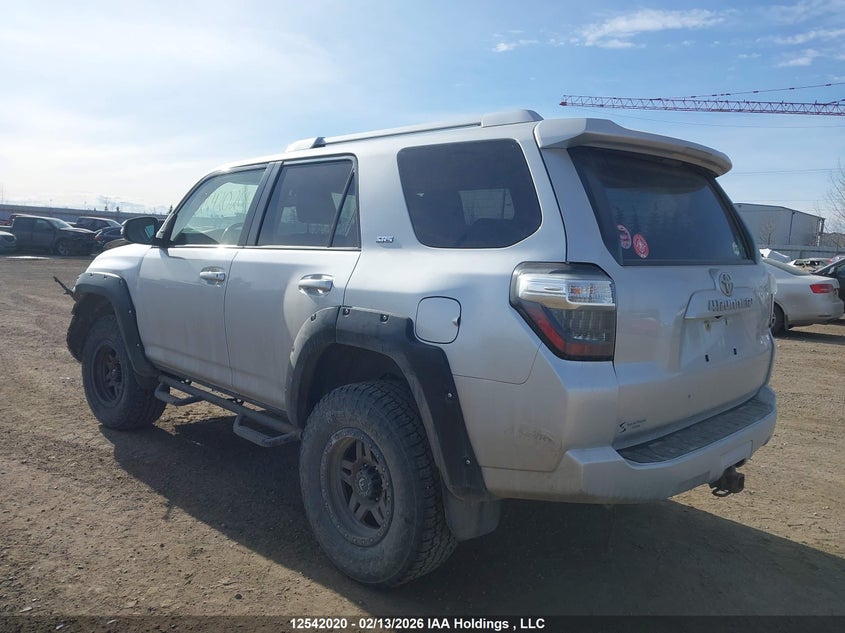 Vin: jtebu5jr6g5355545, lot: 2933235, toyota 4runner sr5 20163