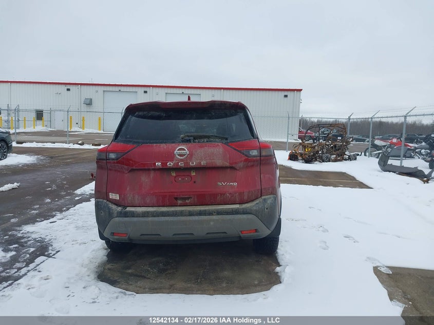 2021 Nissan Rogue Sv VIN: 5N1AT3BB2MC729516 Lot: 12542134