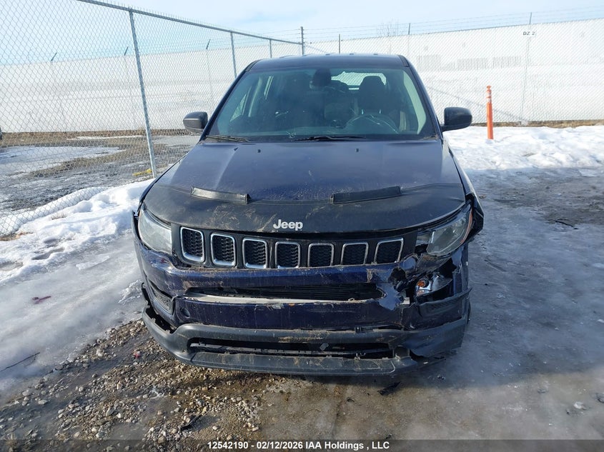 2018 Jeep Compass Sport VIN: 3C4NJCAB4JT118027 Lot: 12542190