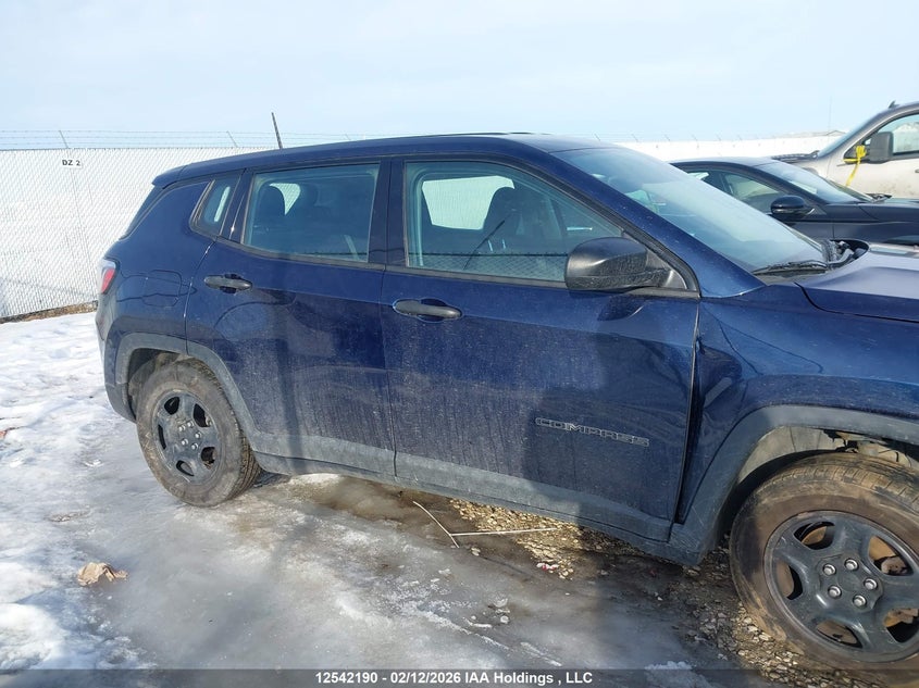 2018 Jeep Compass Sport VIN: 3C4NJCAB4JT118027 Lot: 12542190
