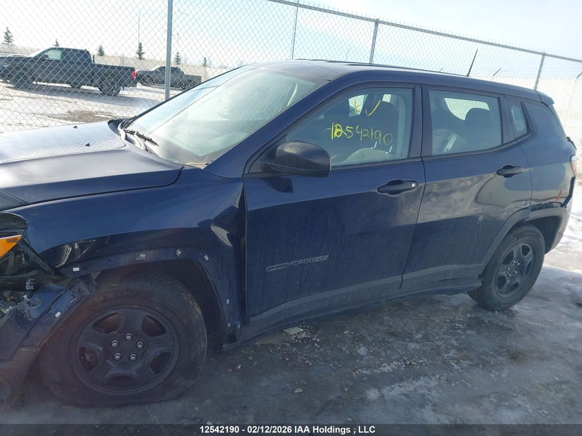 2018 Jeep Compass Sport VIN: 3C4NJCAB4JT118027 Lot: 12542190