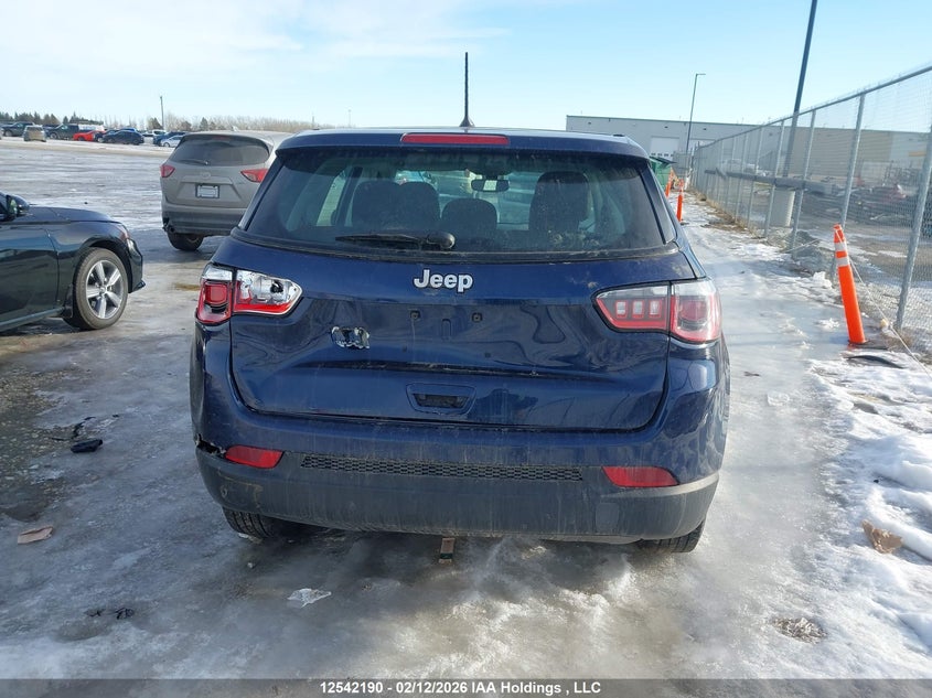 2018 Jeep Compass Sport VIN: 3C4NJCAB4JT118027 Lot: 12542190