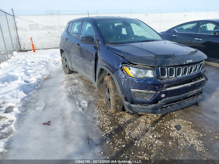 2018 Jeep Compass Sport VIN: 3C4NJCAB4JT118027 Lot: 12542190