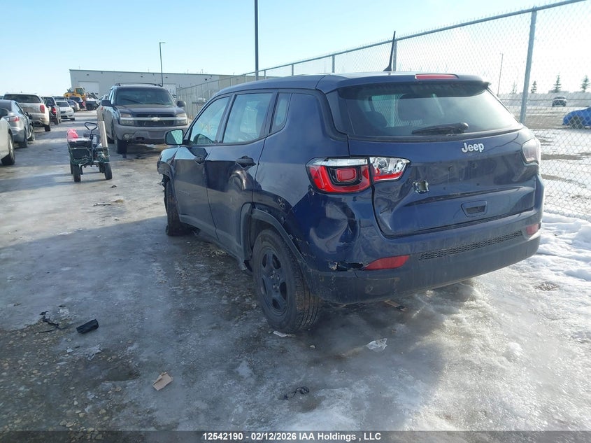 2018 Jeep Compass Sport VIN: 3C4NJCAB4JT118027 Lot: 12542190
