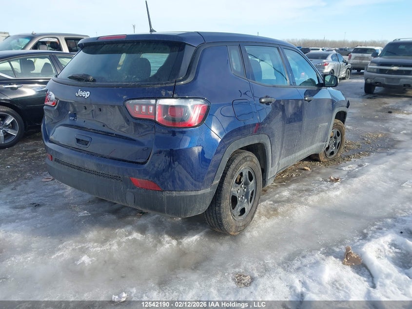 2018 Jeep Compass Sport VIN: 3C4NJCAB4JT118027 Lot: 12542190