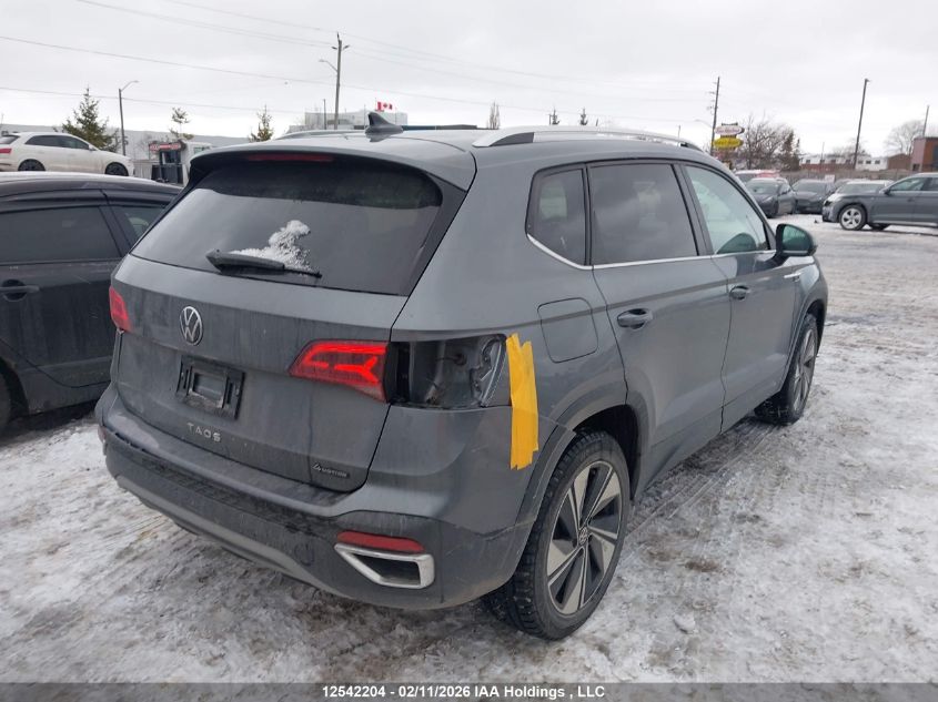 2024 Volkswagen Taos Se VIN: 3VVUX7B2XRM090029 Lot: 12542204