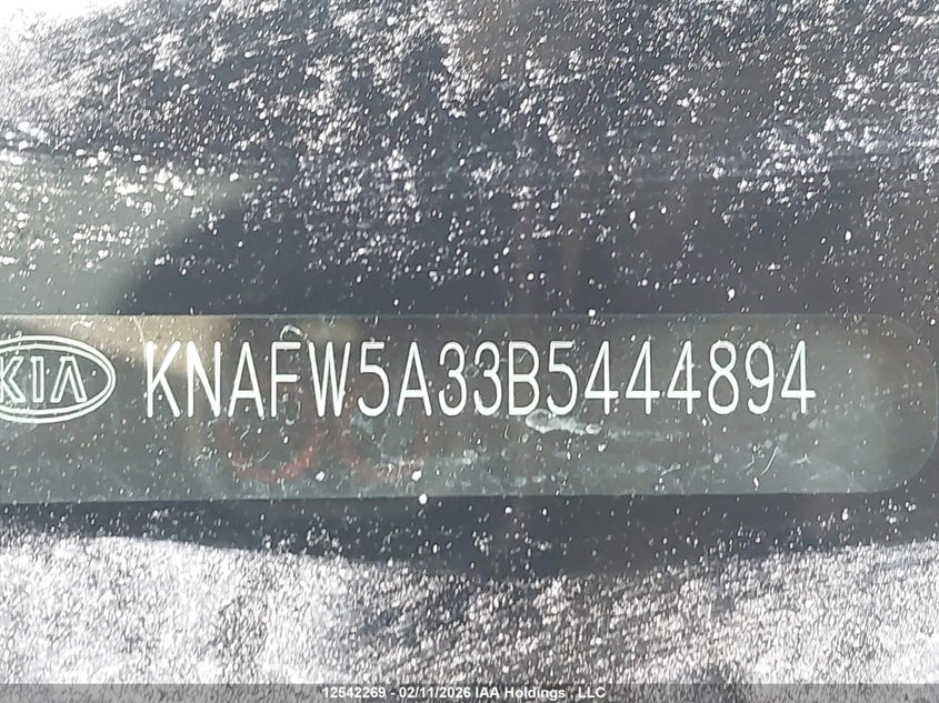 2011 Kia Forte5 2.4L Sx/2.4L Sx Luxury VIN: KNAFW5A33B5444894 Lot: 12542269