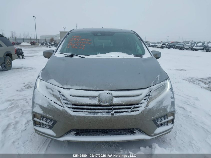 2018 Honda Odyssey Touring VIN: 5FNRL6H85JB510939 Lot: 12542580