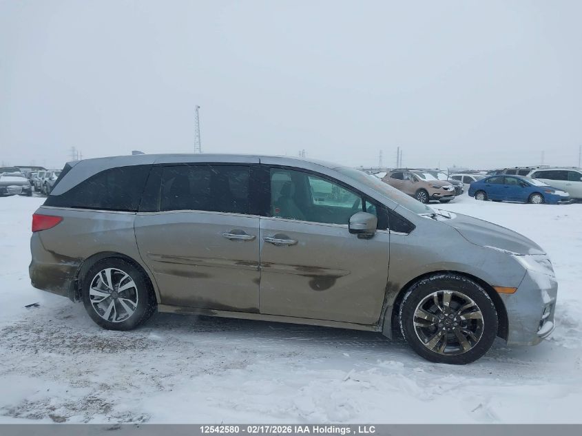 2018 Honda Odyssey Touring VIN: 5FNRL6H85JB510939 Lot: 12542580
