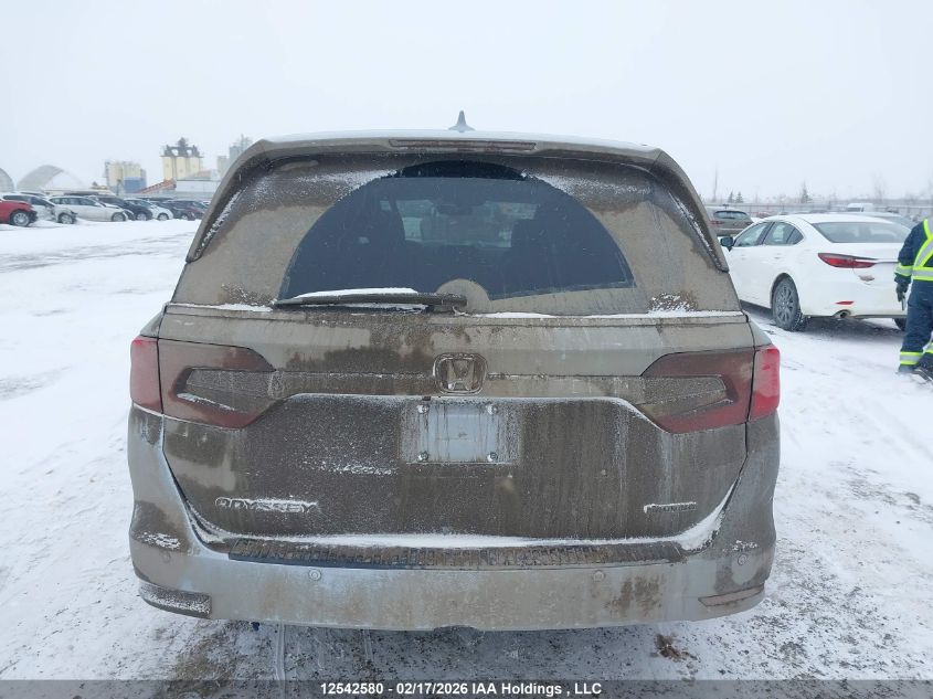 2018 Honda Odyssey Touring VIN: 5FNRL6H85JB510939 Lot: 12542580