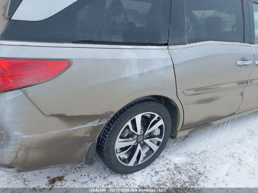 2018 Honda Odyssey Touring VIN: 5FNRL6H85JB510939 Lot: 12542580