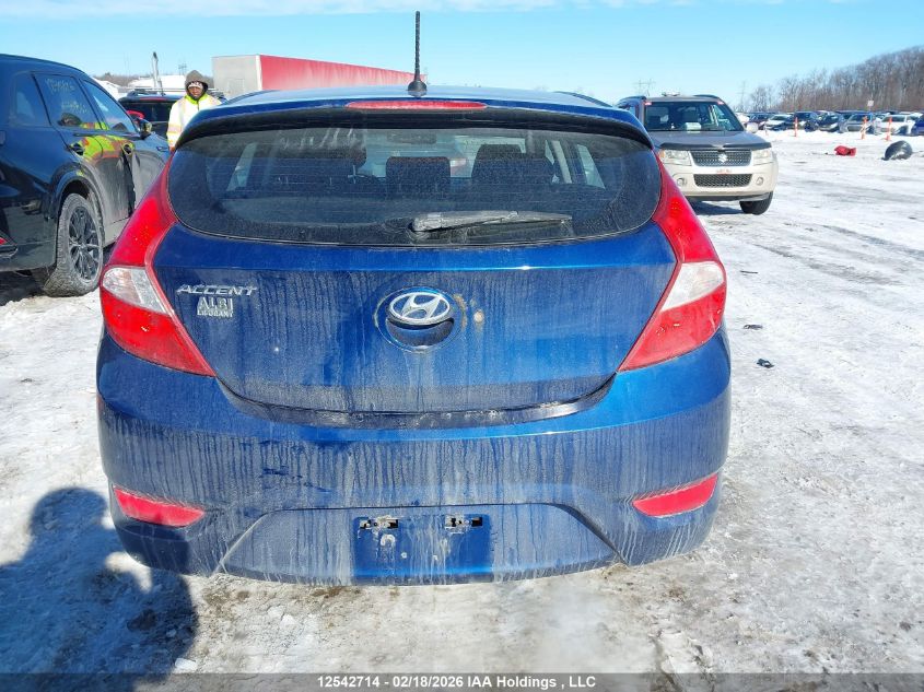 2016 Hyundai Accent Gl VIN: KMHCT5AE1GU238160 Lot: 12542714