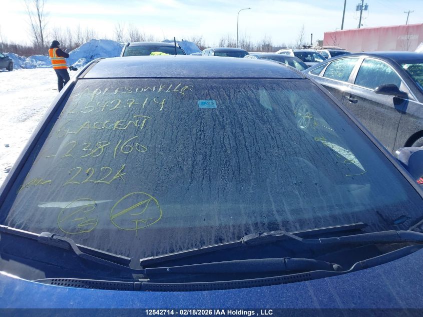 2016 Hyundai Accent Gl VIN: KMHCT5AE1GU238160 Lot: 12542714