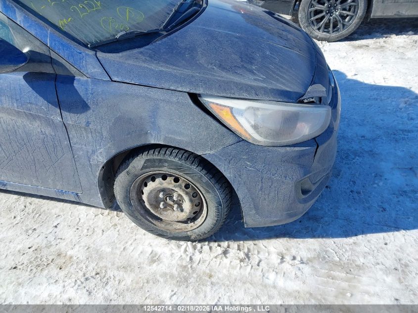 2016 Hyundai Accent Gl VIN: KMHCT5AE1GU238160 Lot: 12542714