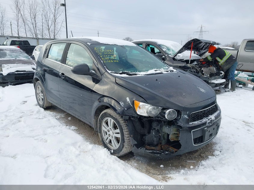 1G1JC6SH1F4177409 2015 Chevrolet Sonic Lt Auto/Lt Manual auction photo 1