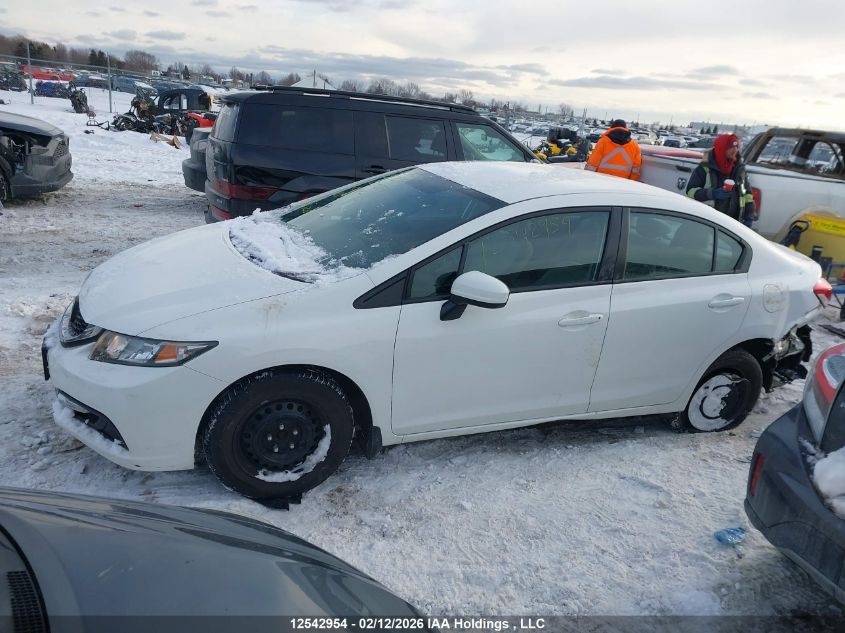 2015 Honda Civic Lx VIN: 2HGFB2F4XFH030378 Lot: 12542954