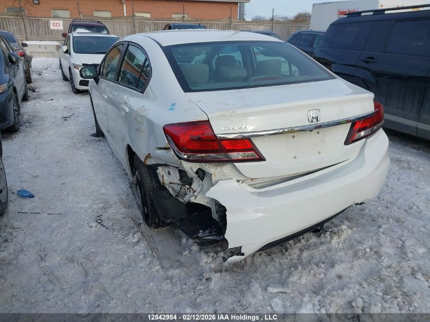 2015 Honda Civic Lx VIN: 2HGFB2F4XFH030378 Lot: 12542954