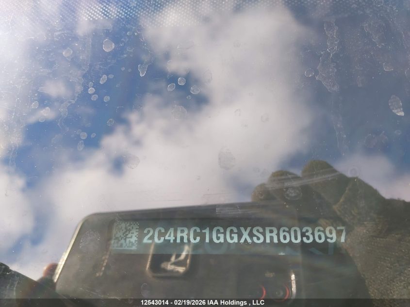 2025 Chrysler Pacifica Limited VIN: 2C4RC1GGXSR603697 Lot: 12543014