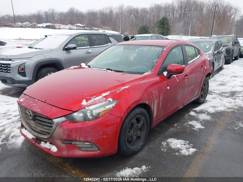 Vin: jm1bn1u79j1189430, lot: 2934594, mazda mazda3 20182