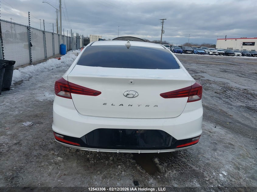 2019 Hyundai Elantra Sel/Value/Limited VIN: KMHD84LF1KU769521 Lot: 12543306