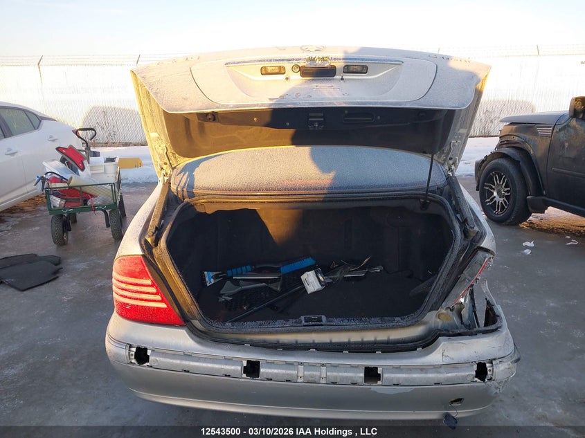 2003 Mercedes-Benz S 430 Swb 4Matic VIN: WDBNF83J63A374410 Lot: 12543500