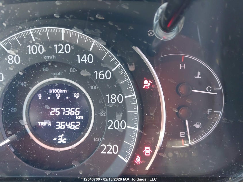 2013 Honda Cr-V Exl VIN: 2HKRM4H75DH102732 Lot: 12543700