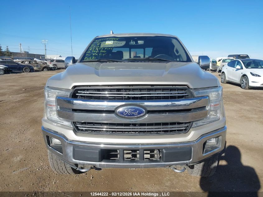 2018 Ford F-150 Lariat VIN: 1FTEW1EP0JFE29461 Lot: 12544222