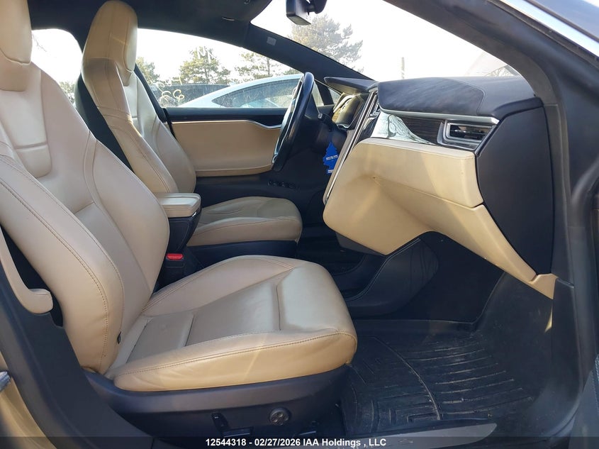 2015 TESLA MODEL S HATCHBACK ELECTRIC